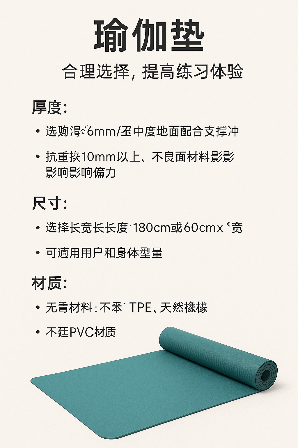 瑜伽练习必备工具清单:助你安全、有效又舒适地练习 3 瑜伽垫(Yoga Mat)