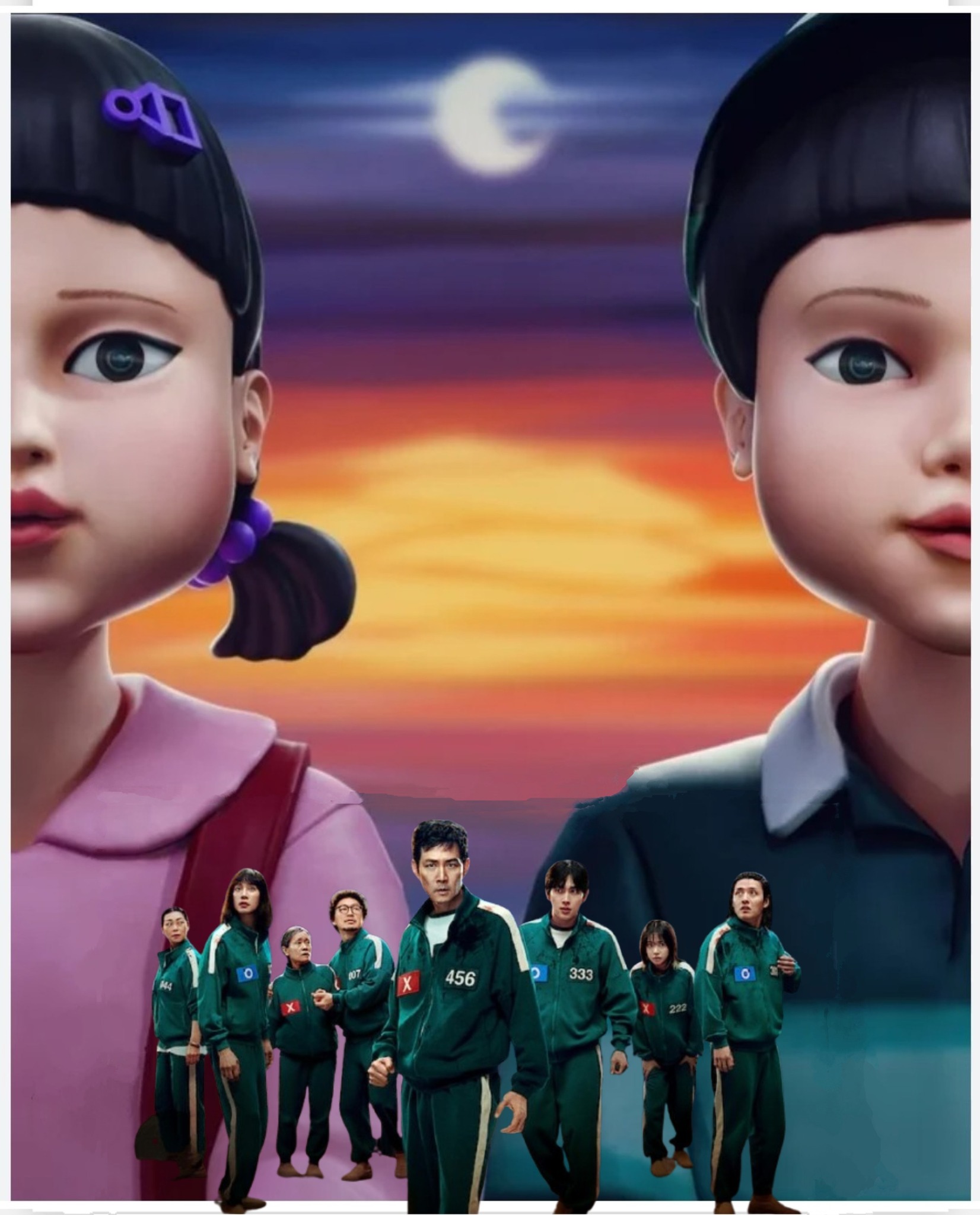 全球鱿鱼游戏现实体验