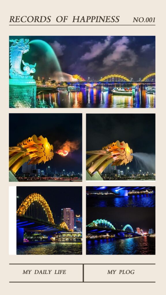 岘港龙桥夜景 Da Nang Dragon Bridge