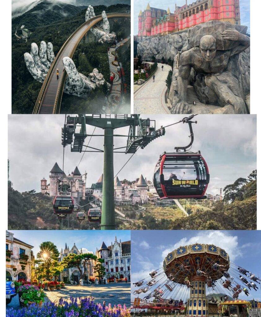 岘港巴拿山金桥打卡景点