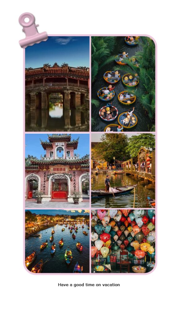 岘港会安古城夜景