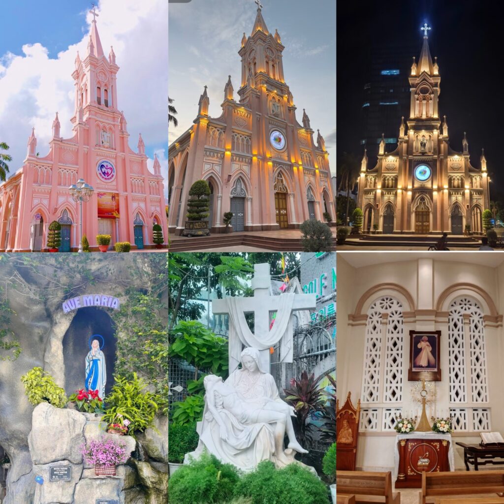 岘港粉红教堂自由行必去景点